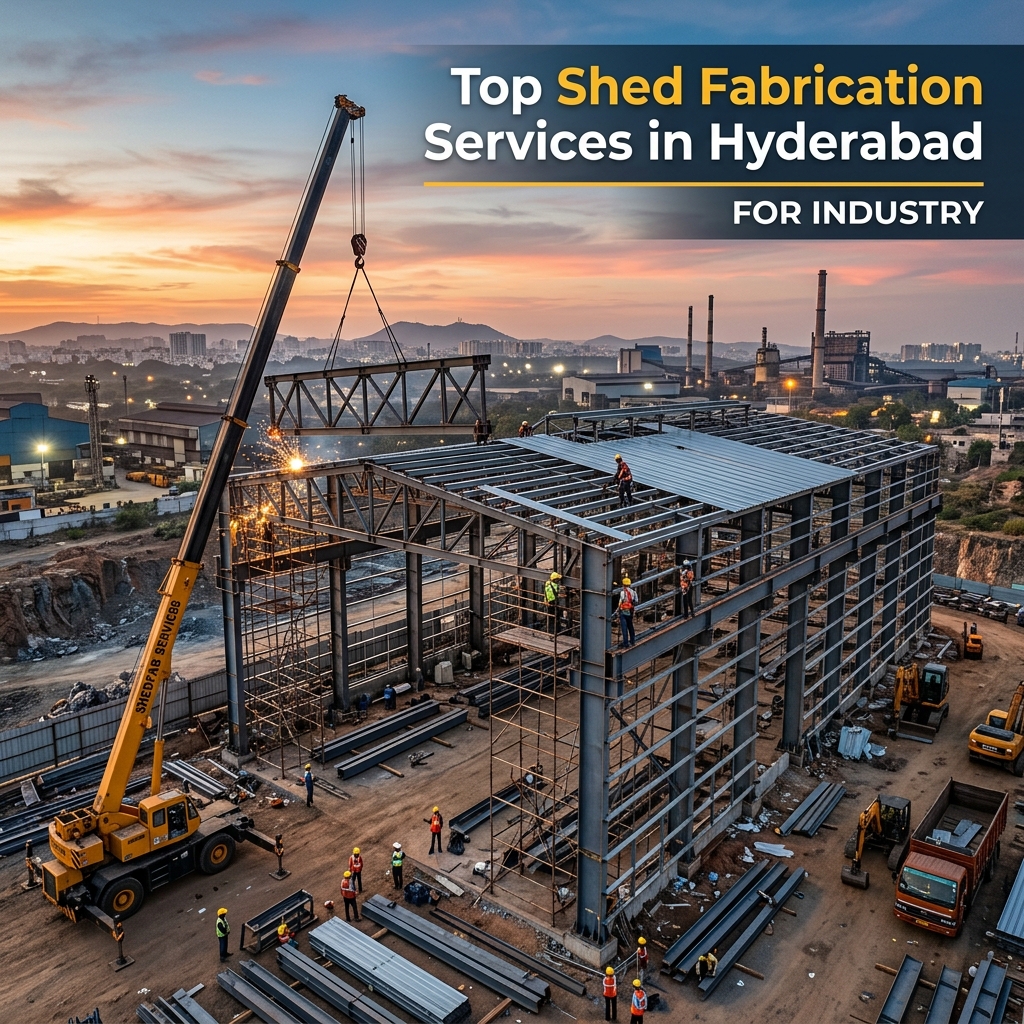 Book Top Shed Fabrication Services in Hyderabad for Industry
