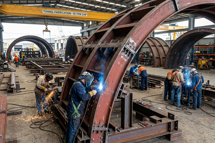 Prefab Tunnel Structural Steel Fabricators For Construction