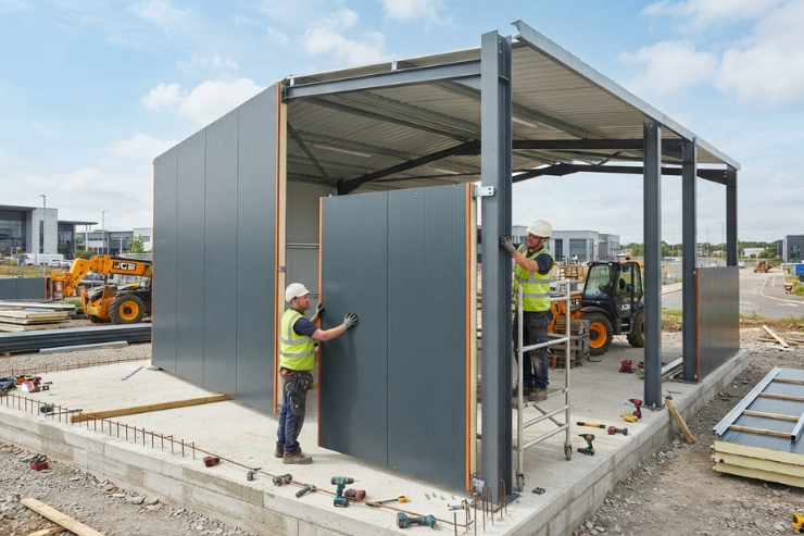 Custom Industrial Shed and Modular Industrial Shed fabrication work Solutions hyderabad