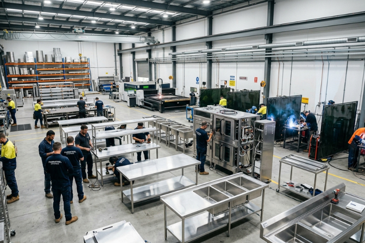 Expert SS Kitchen Equipment Manufacturer and Industrial Fabrication in Hyderabad