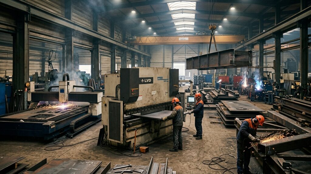 Heavy Plate Fabrication And Heavy Sheet Metal Fabrication Work Services Hyderabad

