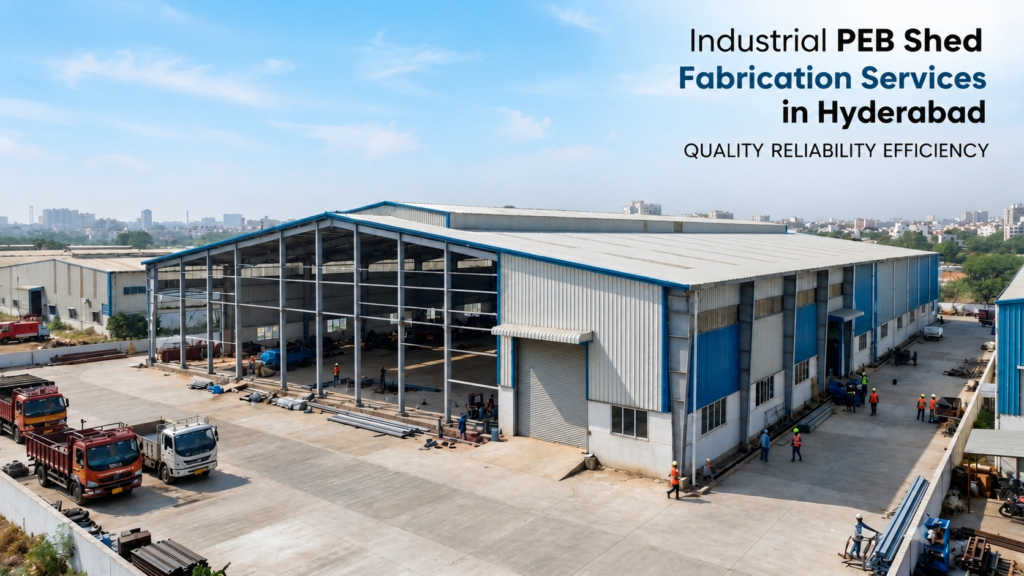 Top Industrial PEB Shed Fabrications Services In Hyderabad
