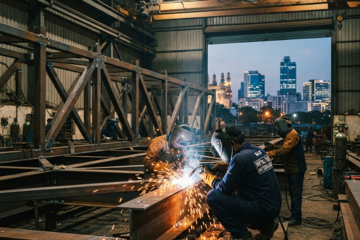 Iron Structural Fabrication Work Services Hyderabad