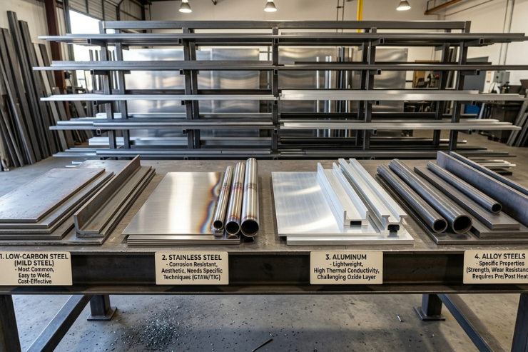 Most Common Materials Used in Welding Fabrication Projects
