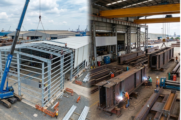 PEB Structure Fabrication & Heavy Structural Fabrication Services in Hyderabad