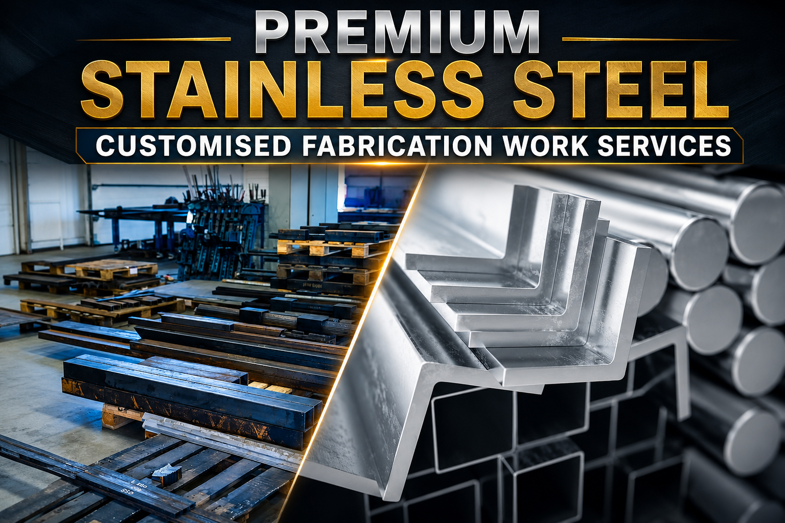 Premium Stainless Steel Customised Fabrication Work Services