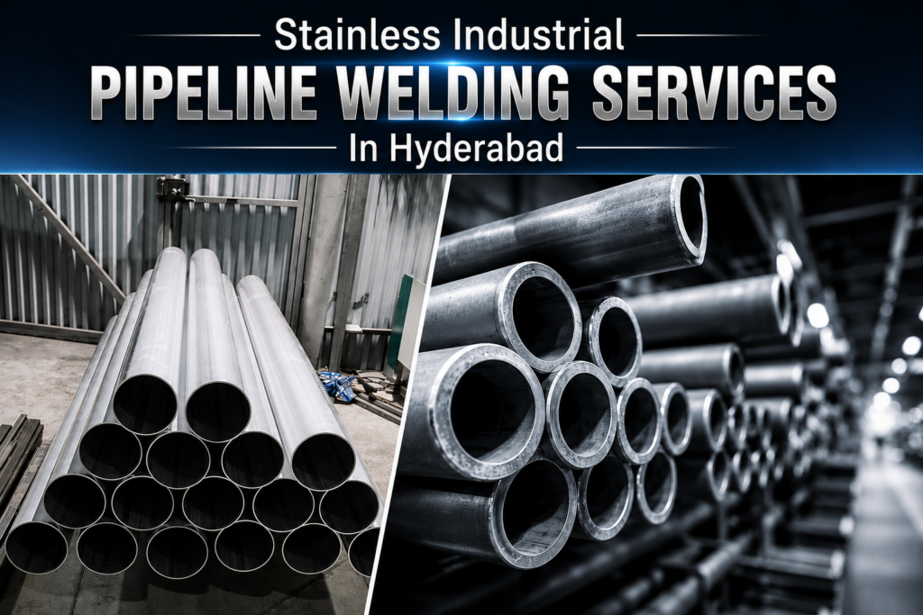 Stainless Industrial Pipeline Welding Services In Hyderabad