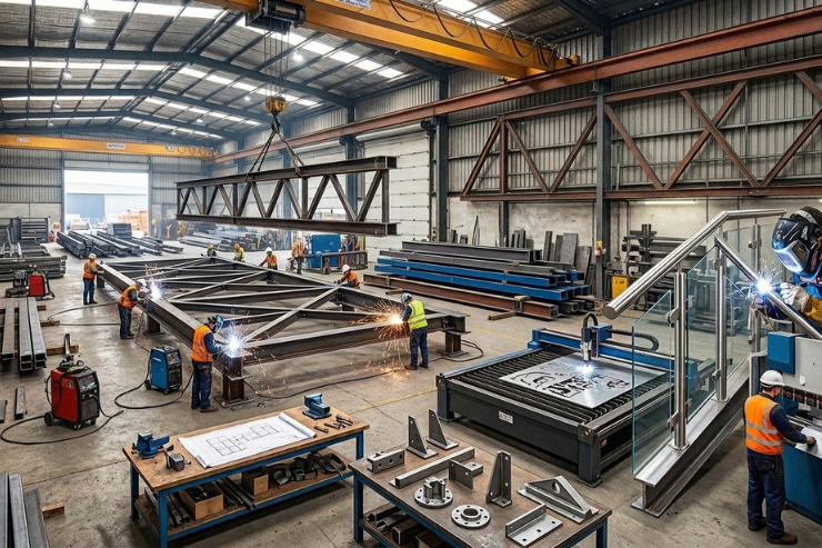 Steel Structure Fabrication and Custom Metalwork Solutions in Hyderabad