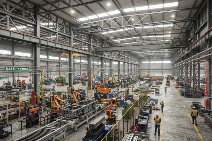 PEB Shed Fabrication work Services in hyderabad 