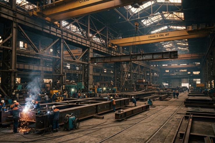 High Quality Structural Steel Fabrication work services Strong & Durable Structures Hyderabad