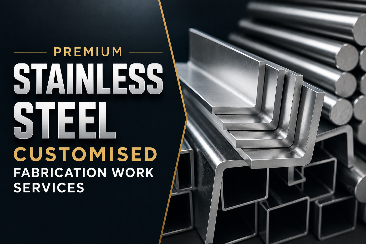 Premium Stainless Steel Customised Fabrication Work Services 