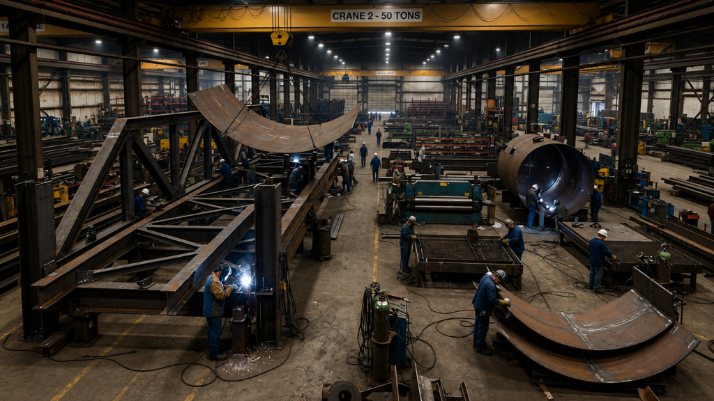 Top Heavy Steel Fabrication Work in Hyderabad near me